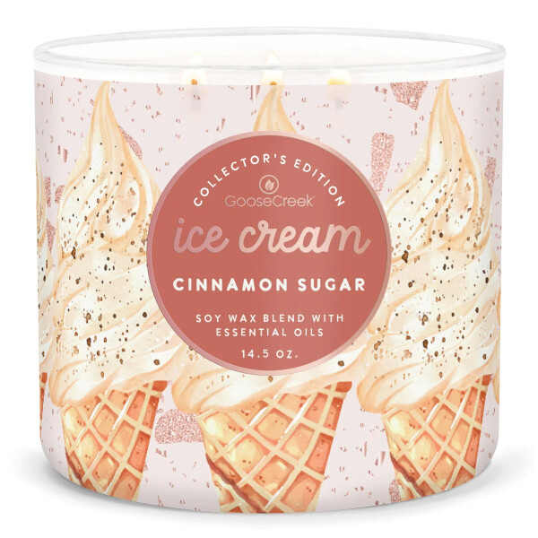 Goose Creek Candle® Cinnamon Sugar Ice Cream 3-Docht-Kerze 411g