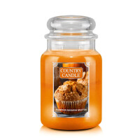 Country Candle™ Pumpkin Banana Muffin 2-Docht-Kerze 652g