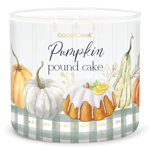 Goose Creek Candle® Pumpkin Pound Cake 3-Docht-Kerze 411g