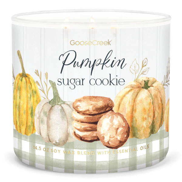 Goose Creek Candle® Pumpkin Sugar Cookie 3-Docht-Kerze 411g