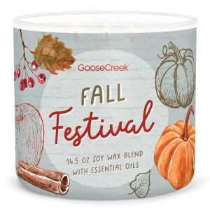 Fall Festival 3-Docht-Kerze 411g