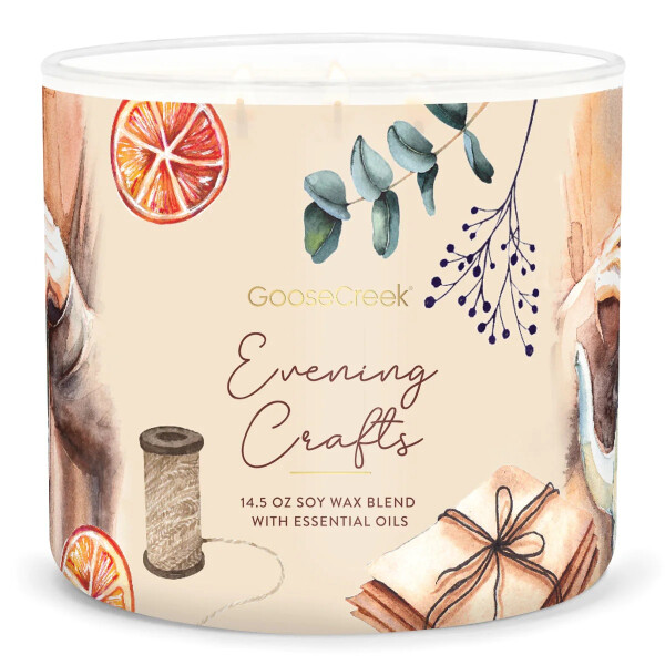 Goose Creek Candle® Evening Crafts 3-Docht-Kerze 411g