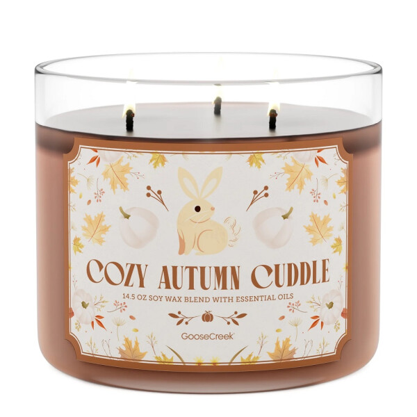 Cozy Autumn Cuddle 3-Docht-Kerze 411g