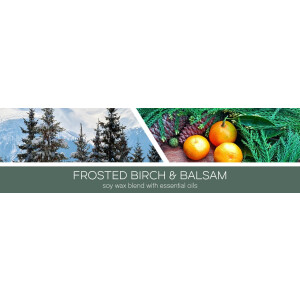 Frosted Birch &amp; Balsam 3-Docht-Kerze 411g