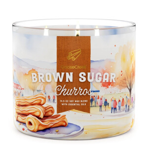 Goose Creek Candle® Brown Sugar Churros 3-Docht-Kerze...