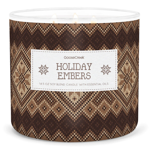 Holiday Embers 3-Docht-Kerze 411g