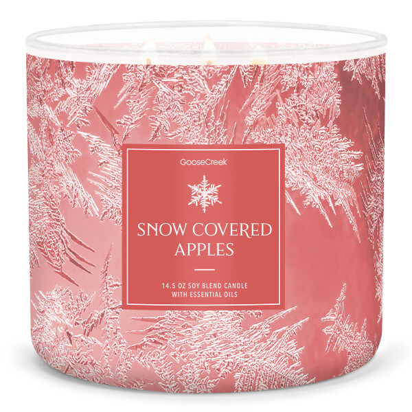 Snow Covered Apple 3-Docht-Kerze 411g