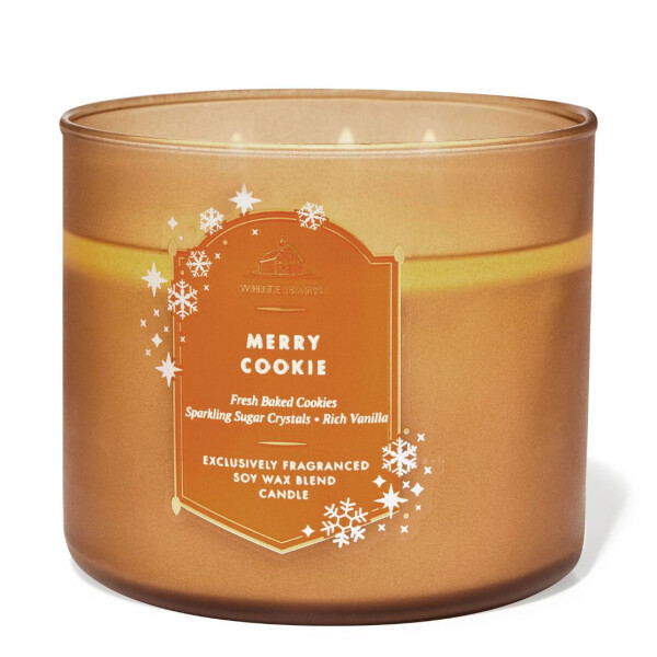 Bath & Body Works® Merry Cookie 3-Docht-Kerze 411g