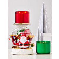 Bath & Body Works® Jar Holder Santa Sleigh Globe