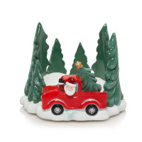 Yankee Candle® Santa and Truck Kerzenhalter - Jar Holder