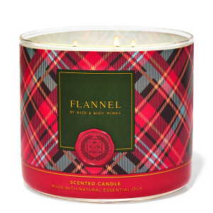 Bath & Body Works® Flannel 3-Docht-Kerze 411g