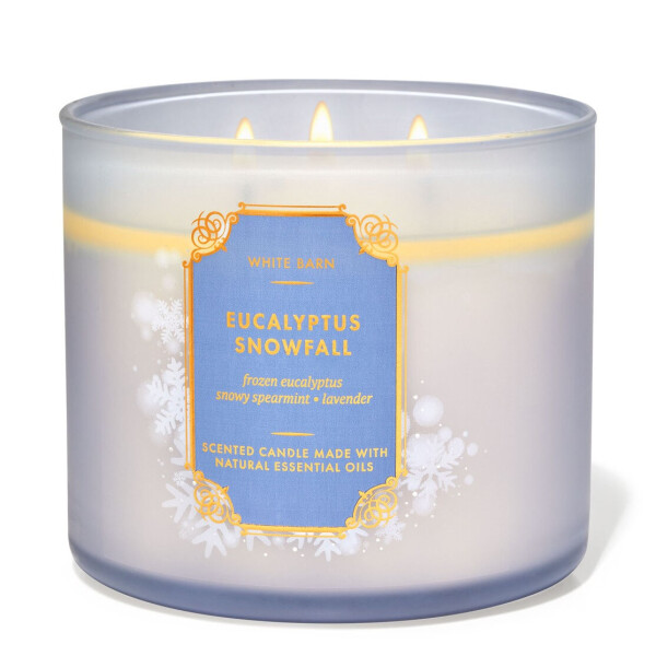 Bath & Body Works® Eucalyptus Snowfall 3-Docht-Kerze 411g