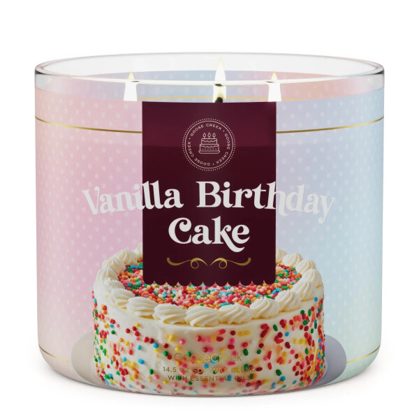 Goose Creek Candle® Vanilla Birthday Cake 3-Docht-Kerze 411g