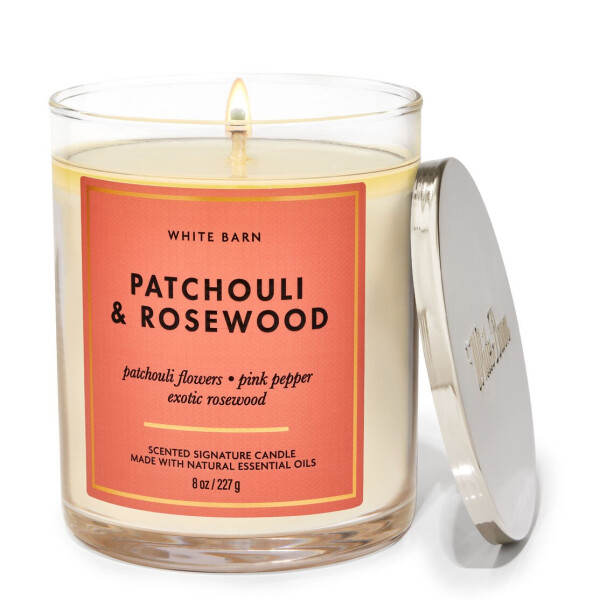 Bath & Body Works® Patchouli & Rosewood 1-Docht-Kerze 227g