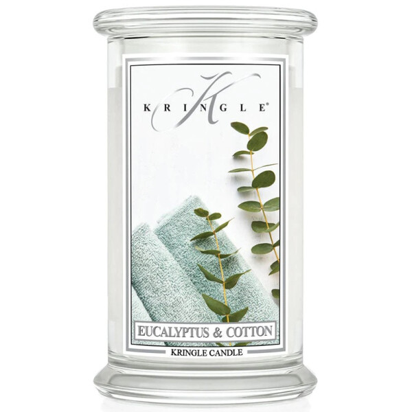 Kringle Candle® Eucalyptus & Cotton 2-Docht-Kerze 623g