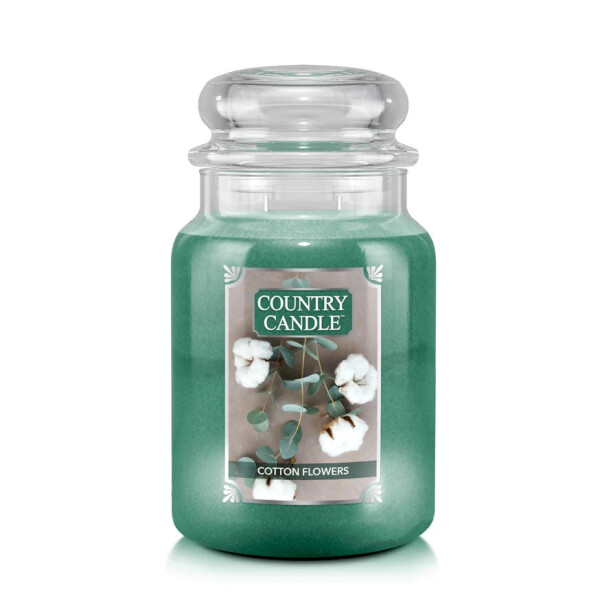 Country Candle™ Cotton Flowers 2-Docht-Kerze 652g