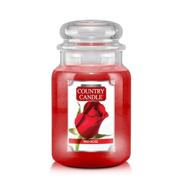 Country Candle™ Red Rose 2-Docht-Kerze 652g