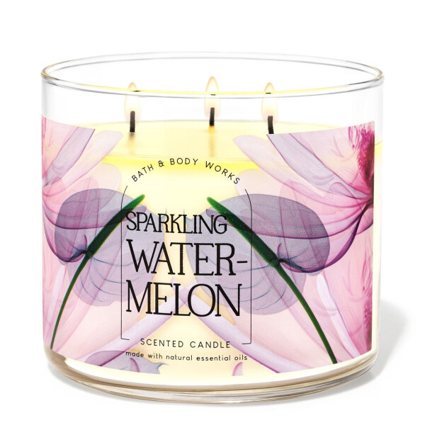 Bath & Body Works® Sparkling Watermelon 3-Docht-Kerze 411g