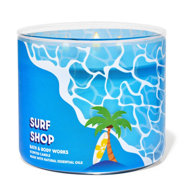 Bath & Body Works® Surf Shop 3-Docht-Kerze 411g