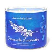 Bath & Body Works® Oceanside Lavender 3-Docht-Kerze 411g