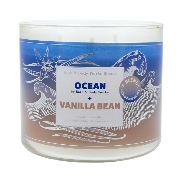 Bath & Body Works® Ocean & Vanilla Bean 3-Docht-Kerze 411g