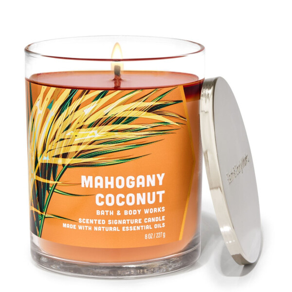 Bath & Body Works® Mahogany Coconut 1-Docht-Kerze 227g