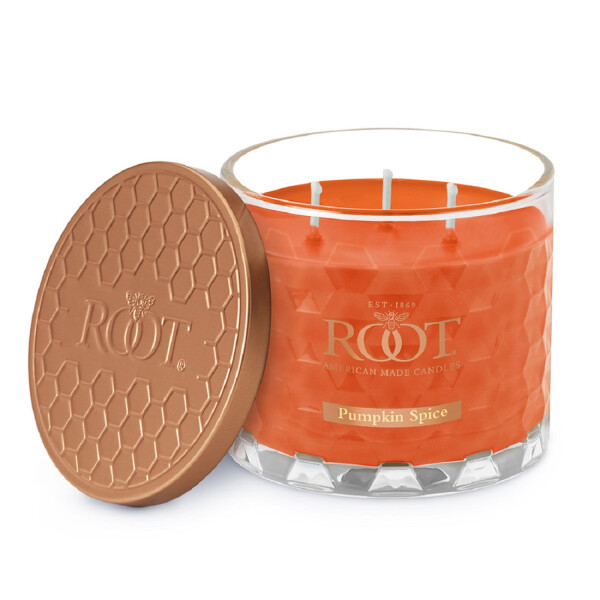 Root Candles® Pumpkin Spice 3-Docht-Kerze 411g