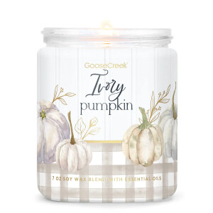 Goose Creek Candle® Ivory Pumpkin 1-Docht-Kerze 198g