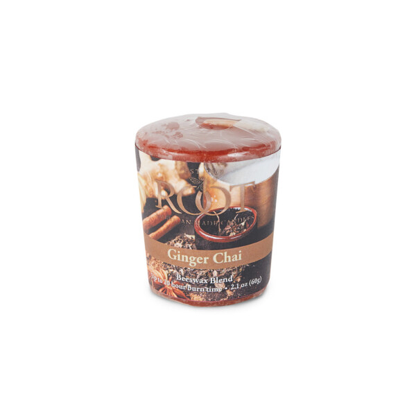 Root Candles® Ginger Chai Votivkerze 60g