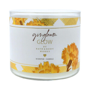 Gingham Glow 3-Docht-Kerze 411g