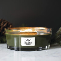 WoodWick® Frasier Fir Kerzenglas Ellipse 453,6g mit Knisterdocht