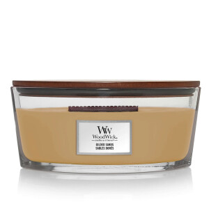 WoodWick® Gilded Sands Kerzenglas Ellipse 453,6g mit...