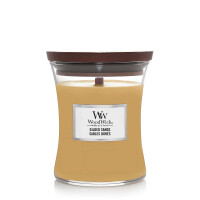 WoodWick® Gilded Sands Kerzenglas Mittel 275g mit Knisterdocht