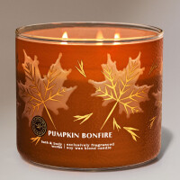 Bath & Body Works® Pumpkin Bonfire 3-Docht-Kerze 411g