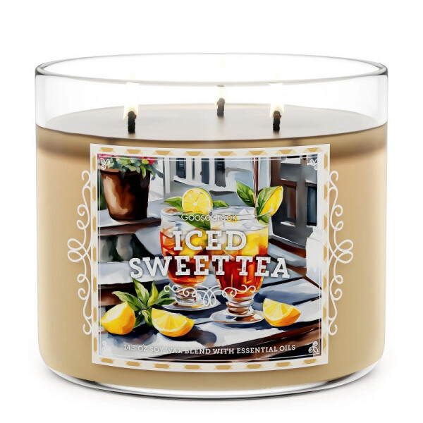 Goose Creek Candle® Iced Sweet Tea 3-Docht-Kerze 411g