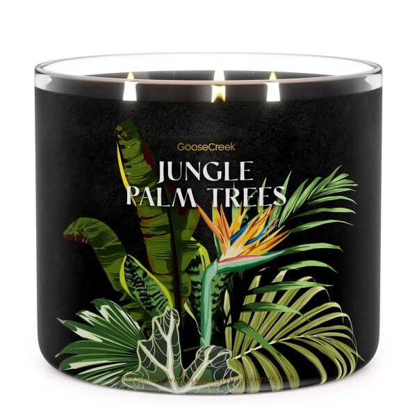 Jungle Palm Trees 3-Docht-Kerze 411g