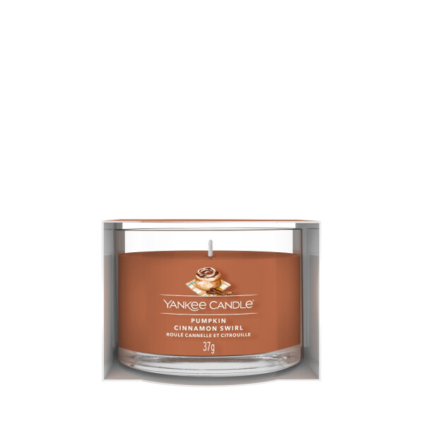 Yankee Candle® Pumpkin Cinnamon Swirl Mini Glas 37g