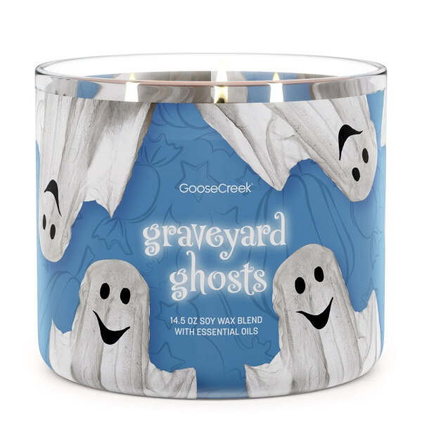 Goose Creek Candle® Graveyard Ghosts 3-Docht-Kerze 411g Halloween Collection