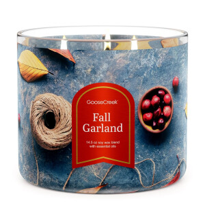 Fall Garland 3-Docht-Kerze 411g