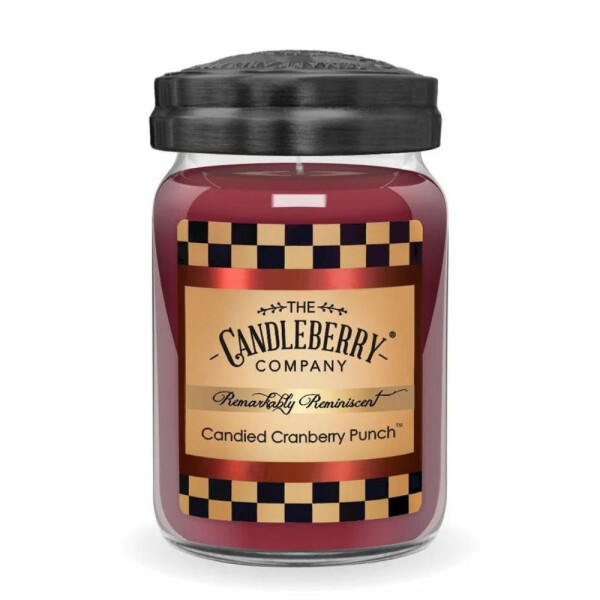 Candleberry® Candied Cranberry Punch™ Großes Glas 623g