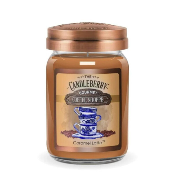 Candleberry® Caramel Latte™ Großes Glas 623g