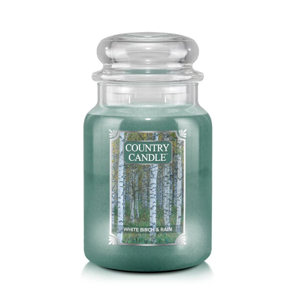 Country Candle™ White Birch & Rain 2-Docht-Kerze 652g