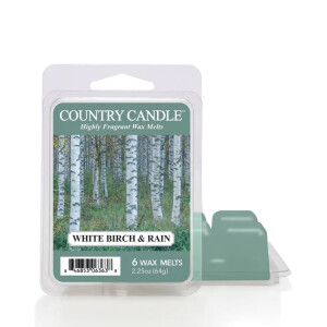 Country Candle™ White Birch & Rain Wachsmelt 64g