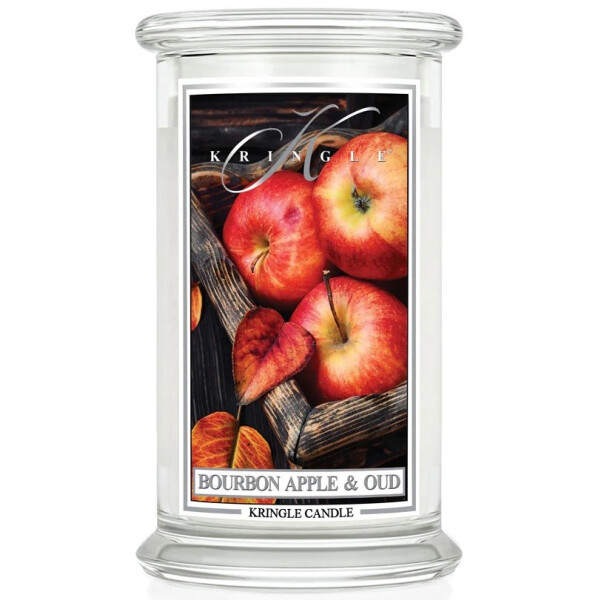 Kringle Candle® Bourbon Apple & Oud 2-Docht-Kerze 623g