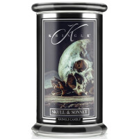 Kringle Candle® Skull & Sonnet (Halloween) 2-Docht-Kerze 623g