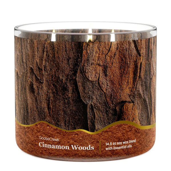 Cinnamon Woods 3-Docht-Kerze 411g