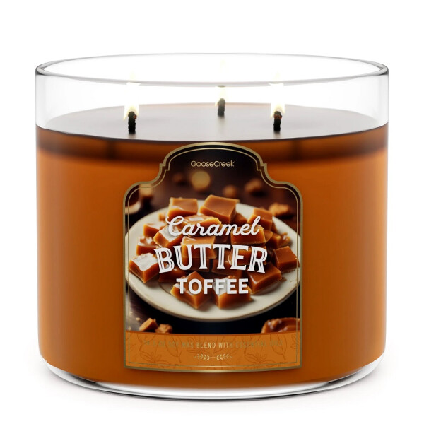 Caramel Butter Toffee 3-Docht-Kerze 411g