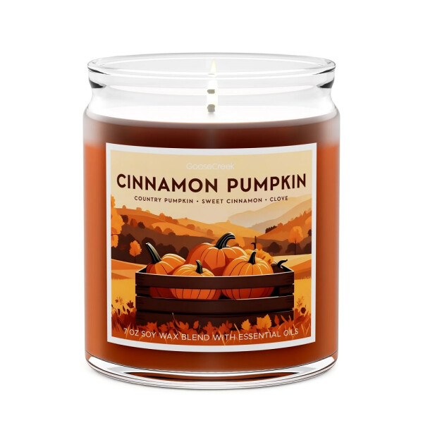 Goose Creek Candle® Cinnamon Pumpkin 1-Docht-Kerze 198g