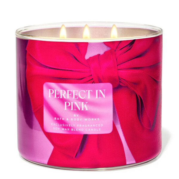 Bath & Body Works® Perfect in Pink 3-Docht-Kerze 411g