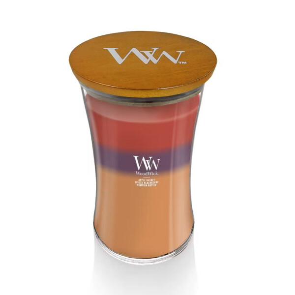 WoodWick® Autumn Harvest Trilogy Kerzenglas Groß 609,5g mit Knisterdocht